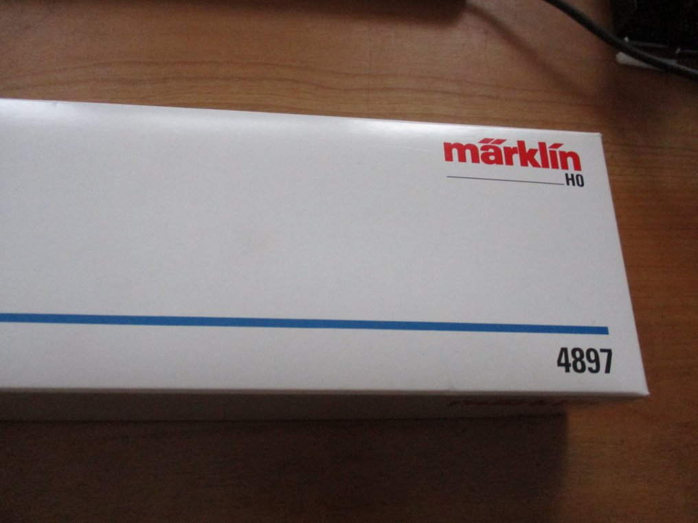 Märklin H0 - 4897 - Ensemble de wagons de marchandises pour trains miniatures (1) - Ensemble de wagons en emballage d'origine avec quatre wagons : wagon à tourbe couvert, wagon ouvert - K.Bay.Sts.B #1.0