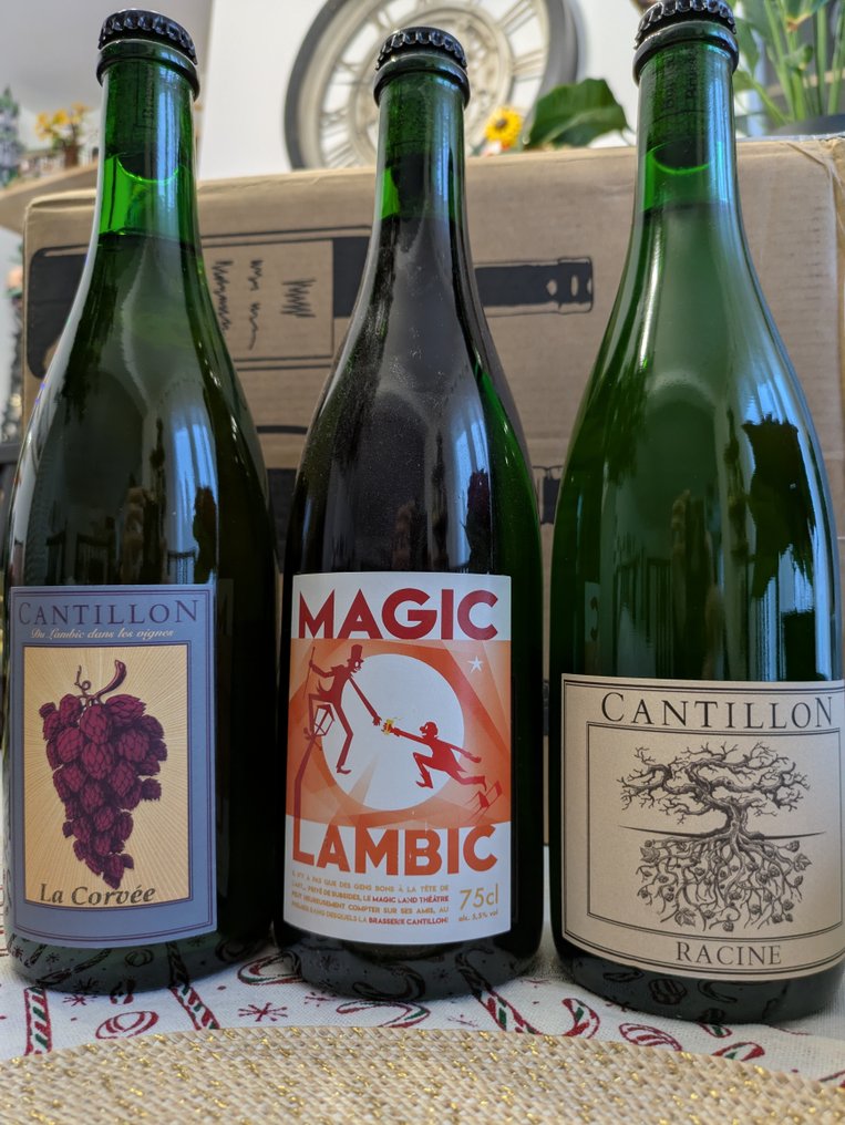 Cantillon - La Corvée 2025, Magic Lambic 2023 & Racine 2022 - 75cl -  3 bottles  #1.0