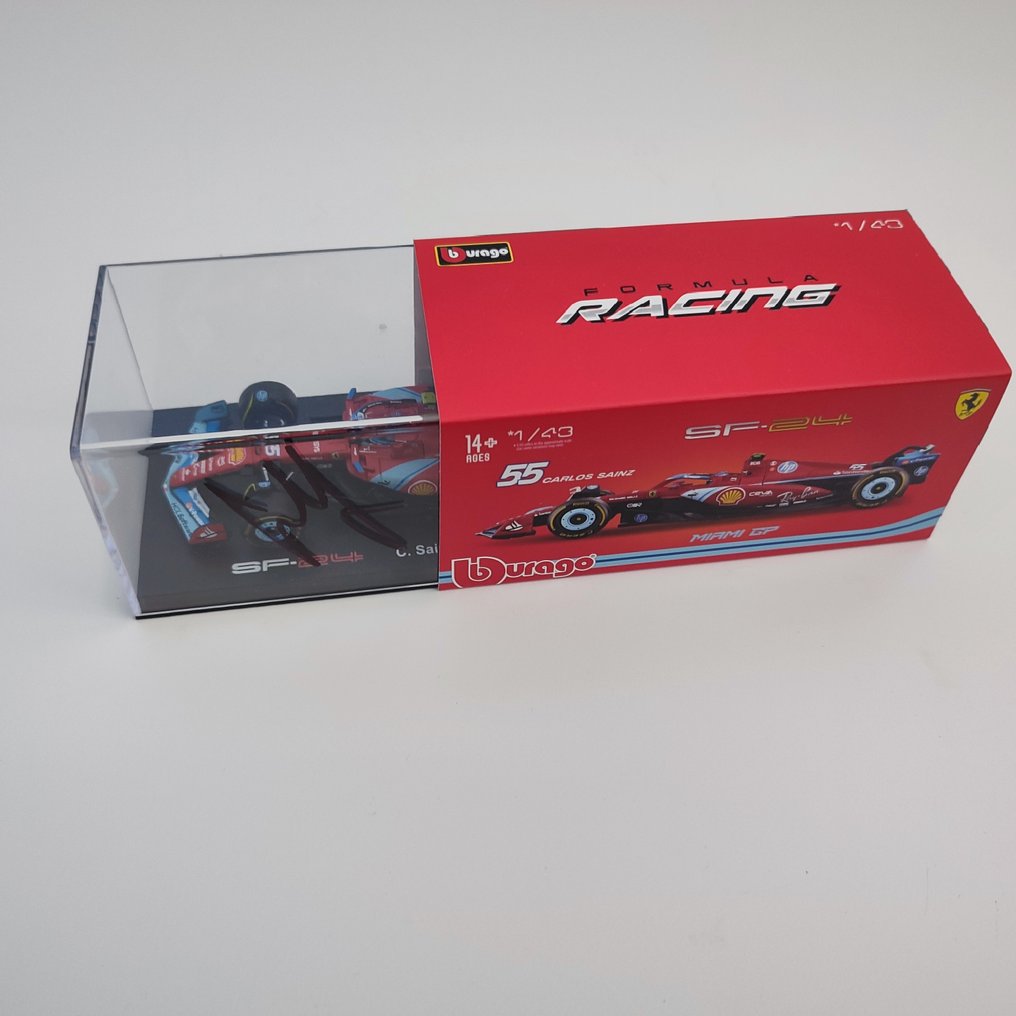 Ferrari - Gran premio de Miami - Sainz + Leclerc - 2024 - Scale 1/43 model car  #4.3