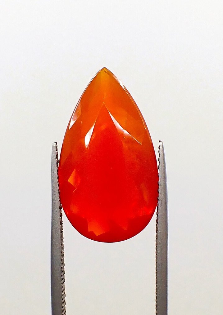 Orange Fire Opal  - 5.71 ct - Antwerp Laboratory for Gemstone Testing (ALGT) - Fire Opal - Clean #2.1
