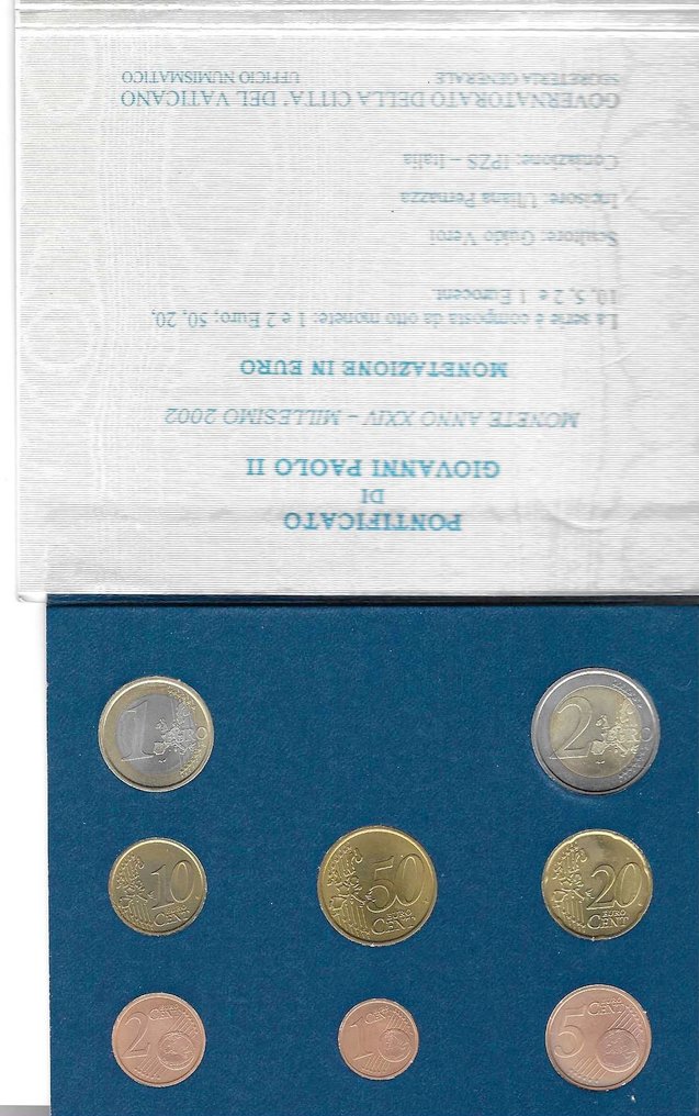 教廷. Year Set (BU) 2002 #1.0