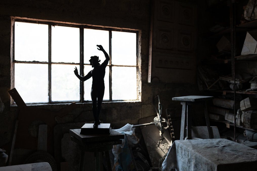 Γλυπτό, Fauno danzante - 75 cm - Μπρούντζος - 1900 #2.1