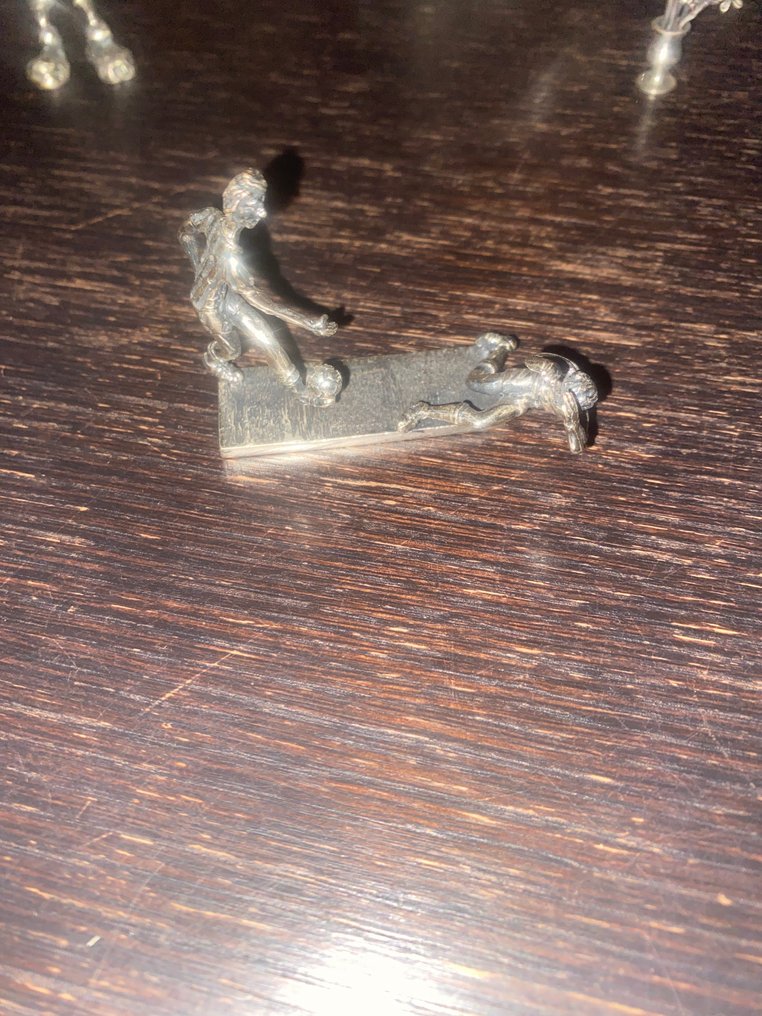 Statuetta in miniatura - Calciatori - .925 argento #1.0
