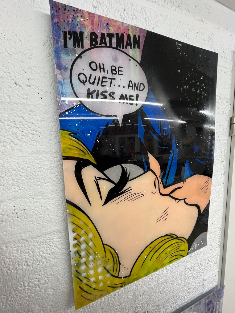 Alvin Silvrants - I’m Batman - High Gloss straight edge painting #1.0