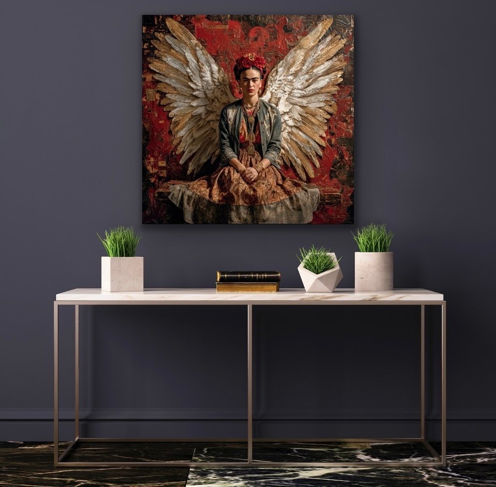 Eric Brumette - FRIDA ANGEL 4  - Toile L #2.1