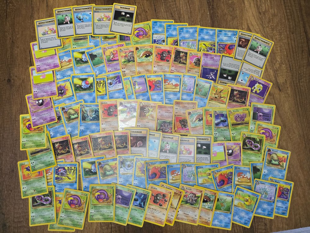 Pokémon - 100 Card - Aerodactyl, Lapras, Kabuto, Haunter FOSSIL VINTAGE - WOTC - Fossil #1.0