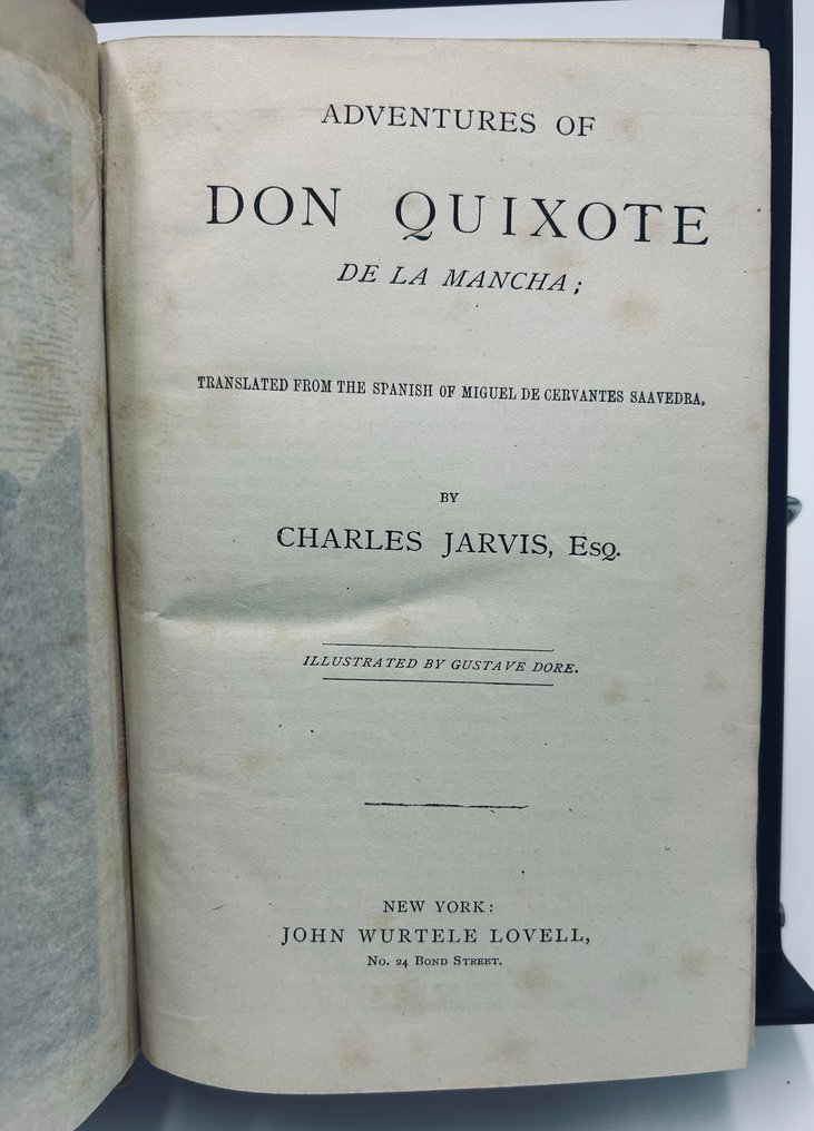 Miguel de Cervantes Saavedra - Three editions of Don Quixote published in New York at the end of the 19th century - 1876-1889 #3.2
