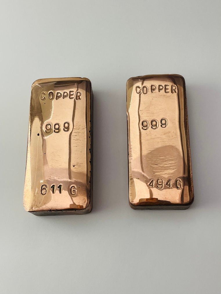 1105 grams .999 - copper  (Sem preço de reserva) #1.0