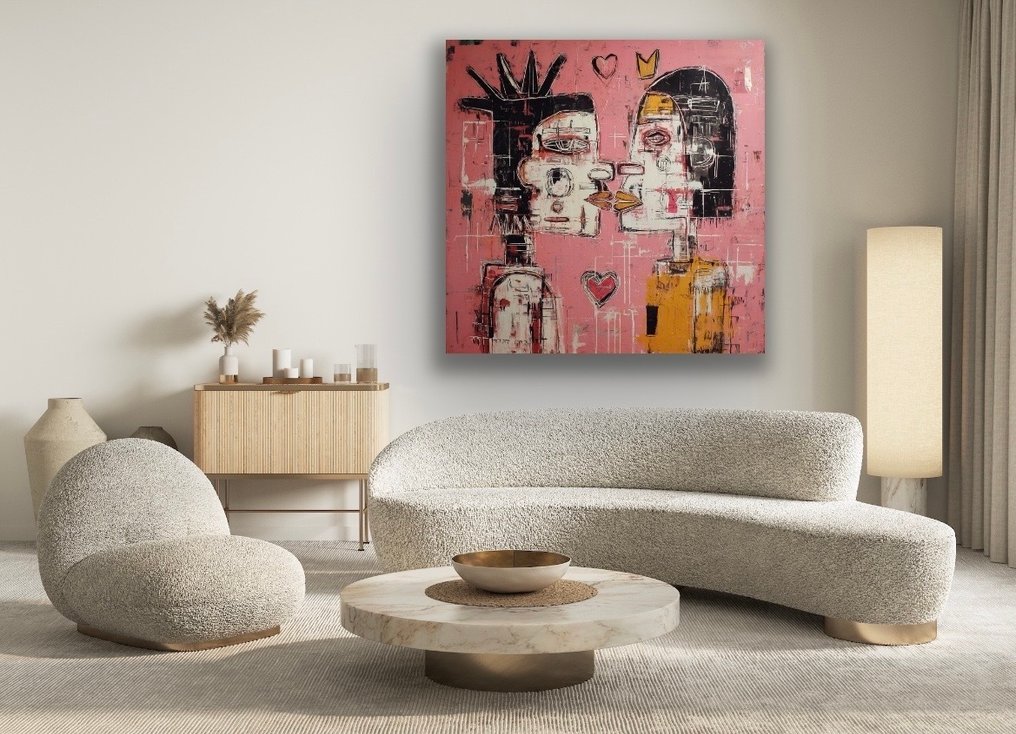 Eric Brumette - KISS ME LIKE BASQUIAT 3 - Toile L #3.2