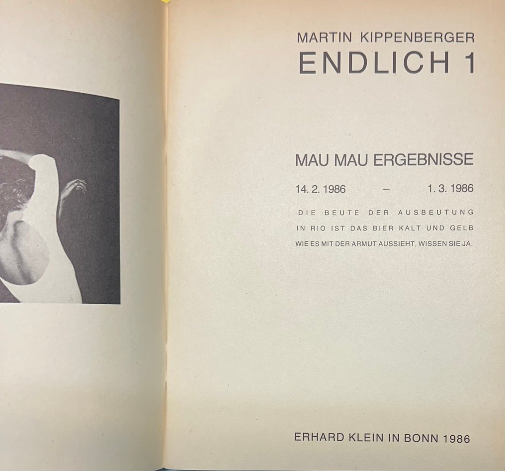 Martin Kippenberger - Endlich 1-3 - 1986 #2.1