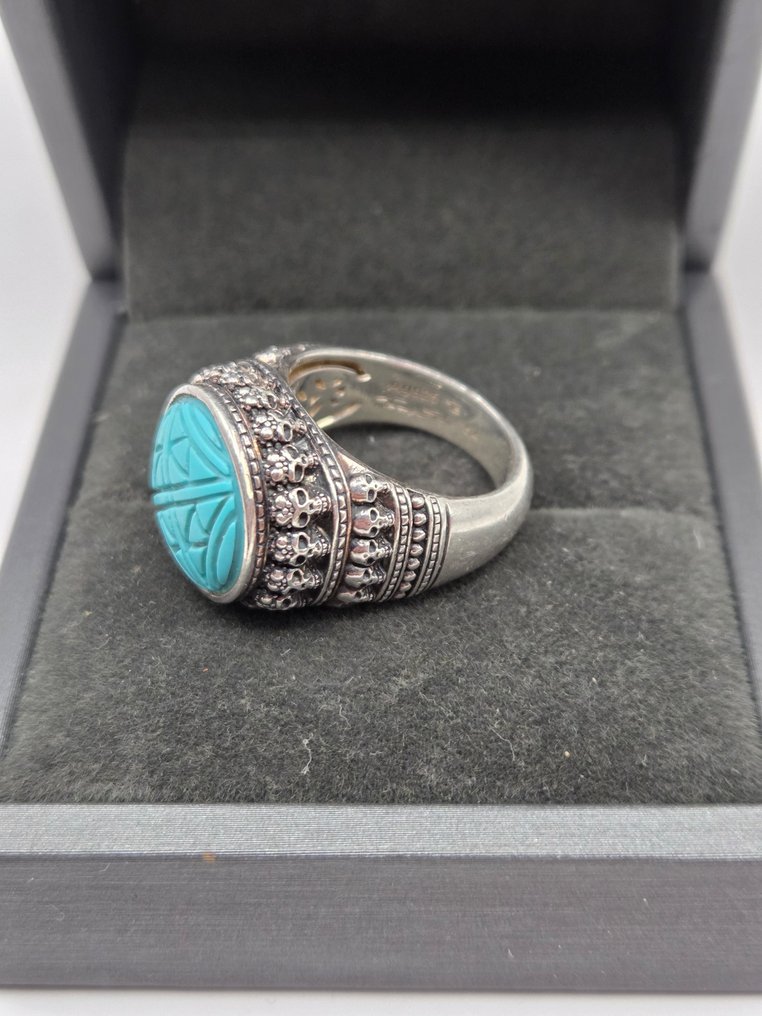 Sin precio de reserva - Thomas Sabo - Anillo Plata Turquesa - Turquesa - Anillos de poder #2.1