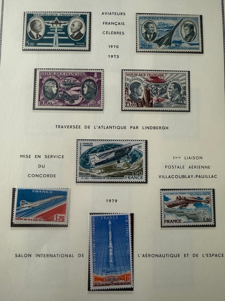 法国  - 收藏“空中电话及电话” (包括 PA 5、6、27、29..)，全新 - B/TB #4.3