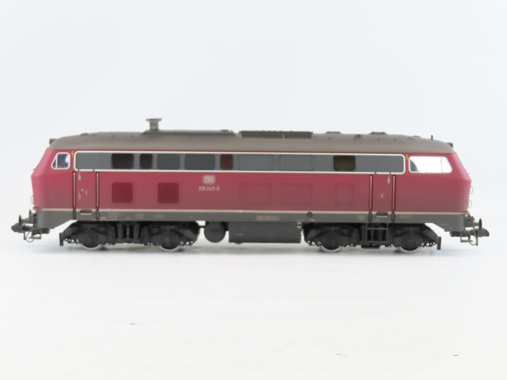 Märklin 1 - 55717 - Diesel-hydraulisk lokomotiv (1) - BR 218 med full lyd MFX Geweatherd - DB #1.0