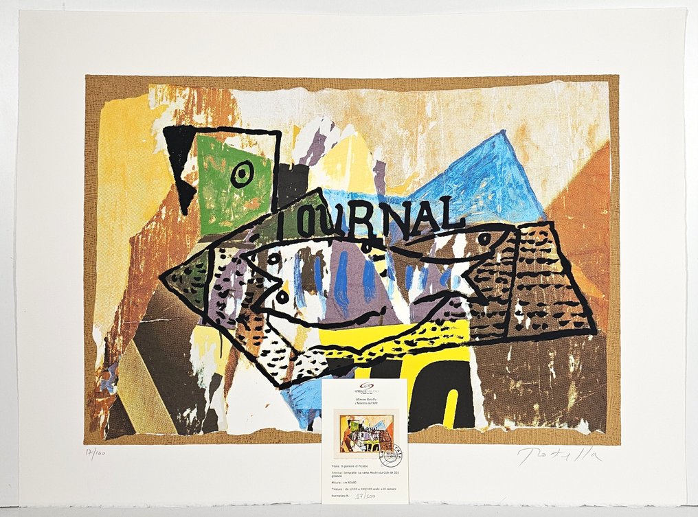 Mimmo Rotella (1918-2006) - Il Giornale di Picasso #1.0