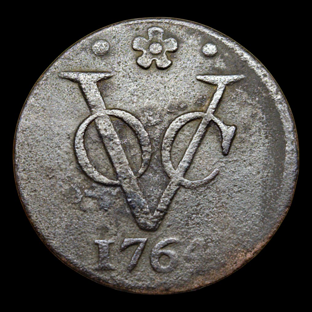 荷兰东印度群岛. Duit 1752, 1764, 1767 Holland Ref: KM# 70  (没有保留价) #4.3