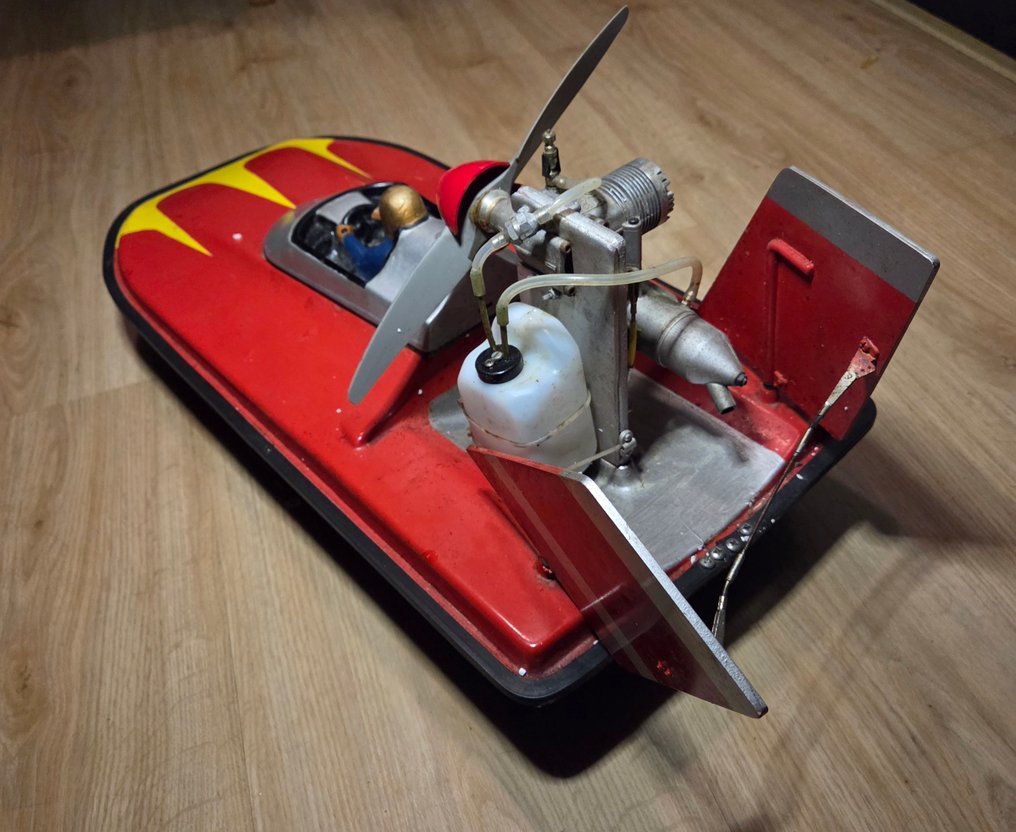 Modellboot - Vintage Retro zeldzame nitro Airboat Hovercraft Jaren 1970 met afstandsbediening #2.1