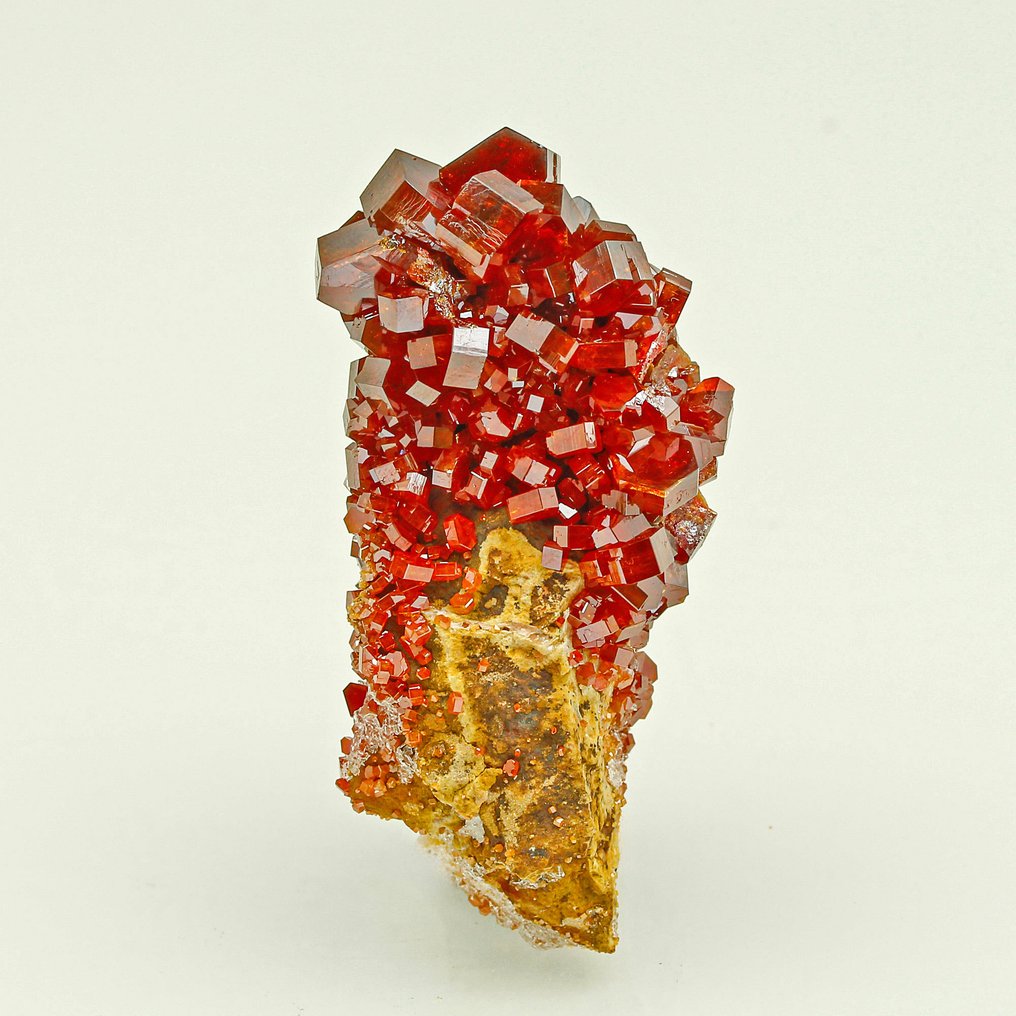 独特的颜色！闪锑矿 矩陣晶體 - 高度: 7 cm - 闊度: 3.1 cm- 96 g #1.0