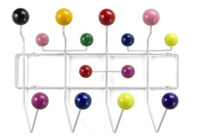 Vitra - Charles & Ray Eames - Knagerække - For fanden - Træ, Stål #1.0