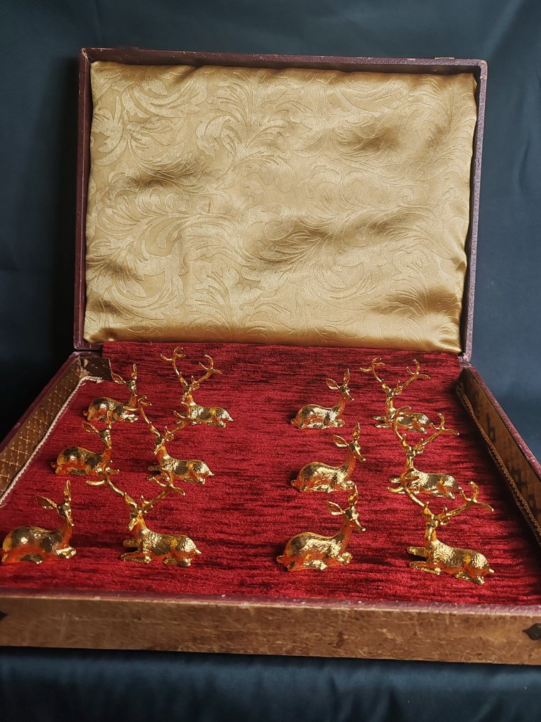 餐刀架 (12) - 镀金青铜 #2.1