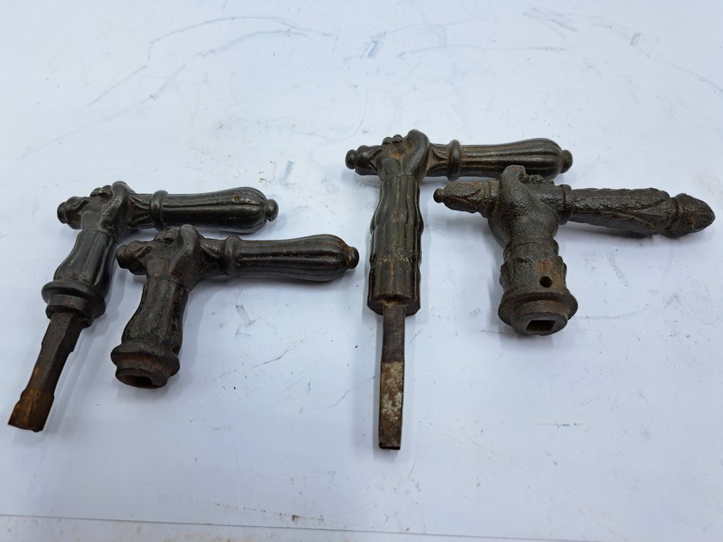 Antico Maniglia per porta - 1920-1930 - Due maniglie di porta antiche  #4.3
