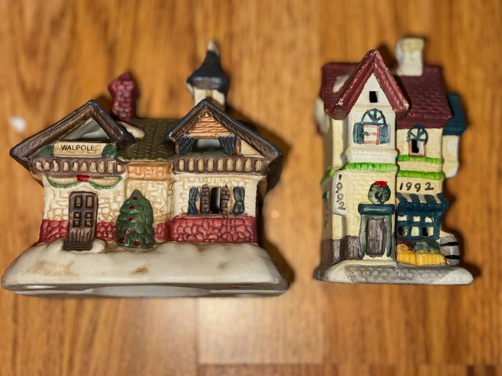 圣诞装饰品 - 石头, 塑料 - 圣诞村圣诞小屋 #3.2