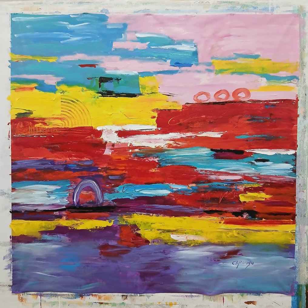 CARDUSU - “ ALEGRIA 01 ” XL  – Obra única original - #2.1