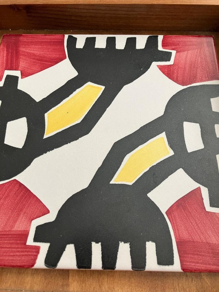  Azulejo - Giuseppe Capogrossi - 1950-1960  #3.2