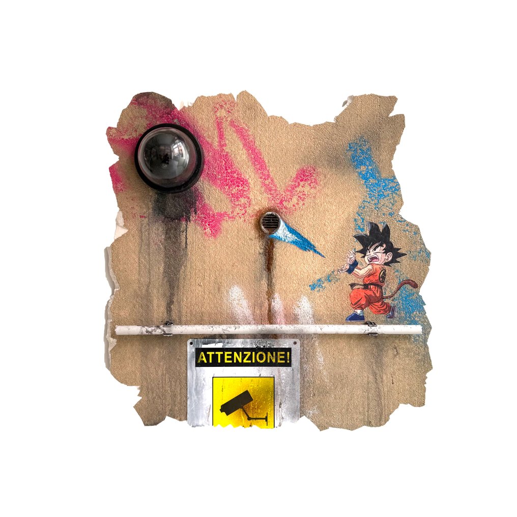 Mart Signed (XX) - Goku. Stop Control. Broken Wall. DRAGON BALL. #1.0