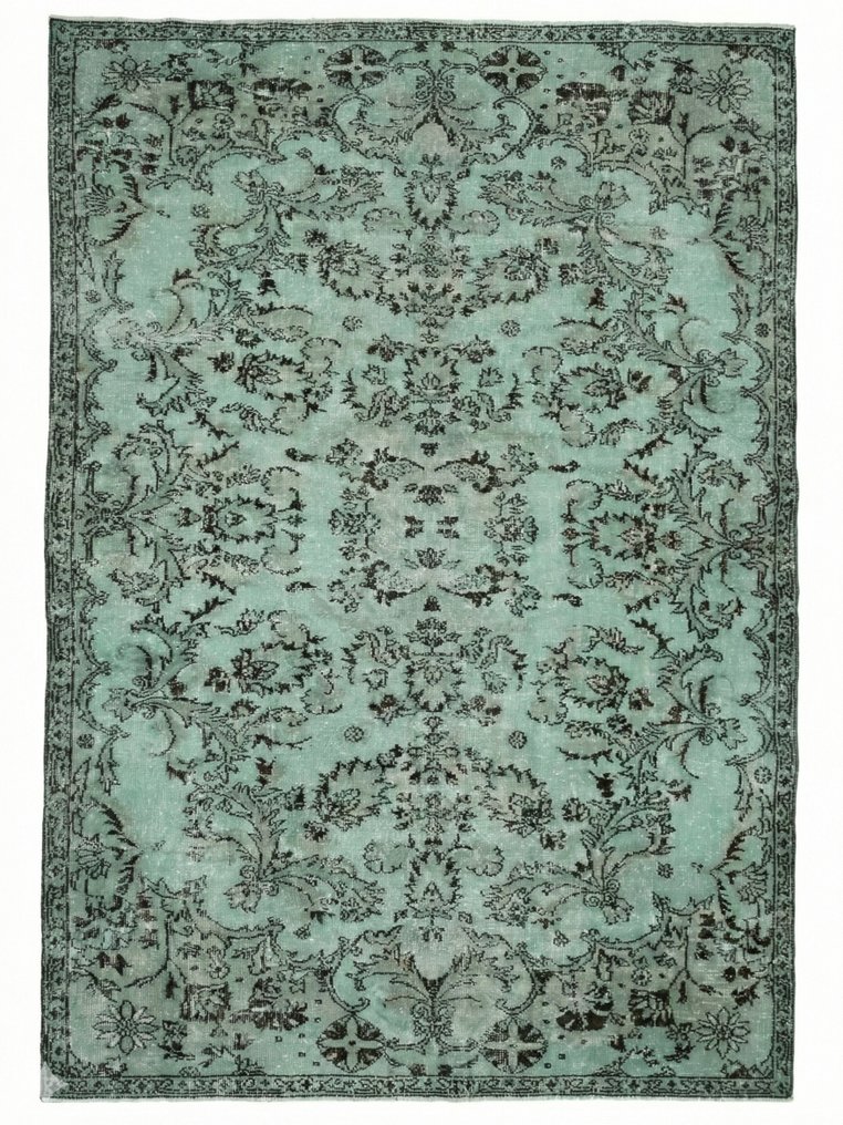 XL Τουρκουάζ Vintage - Χαλί - 300 cm - 190 cm - με πιστοποιητικό #1.0