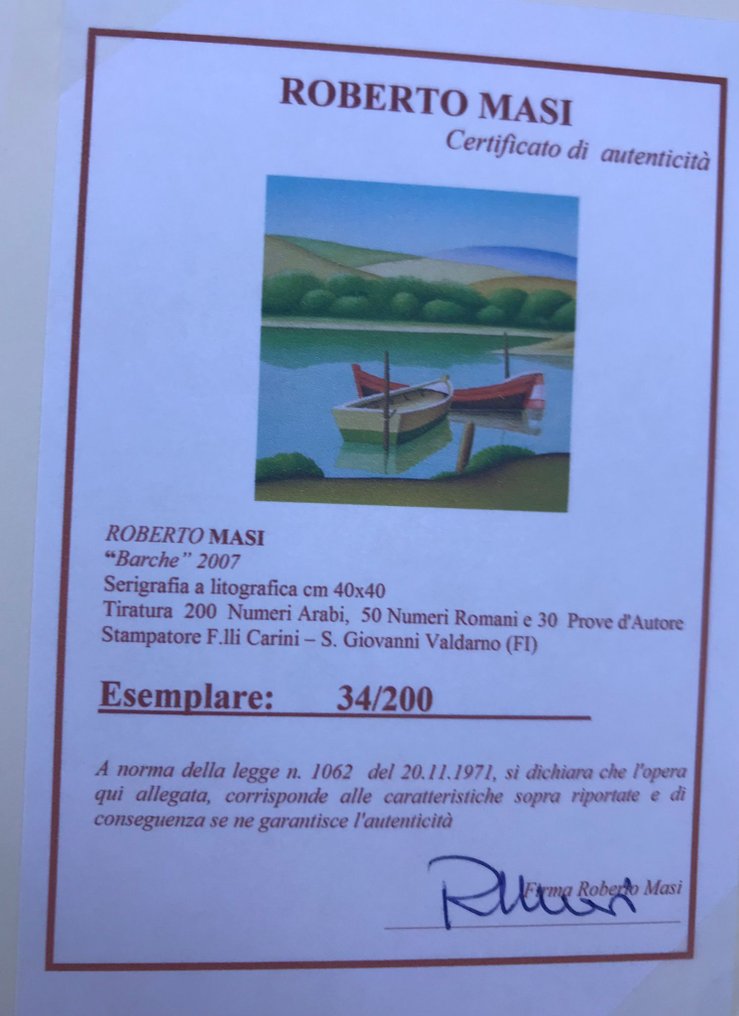 Masi Roberto 1940-2011 - Barche #4.3