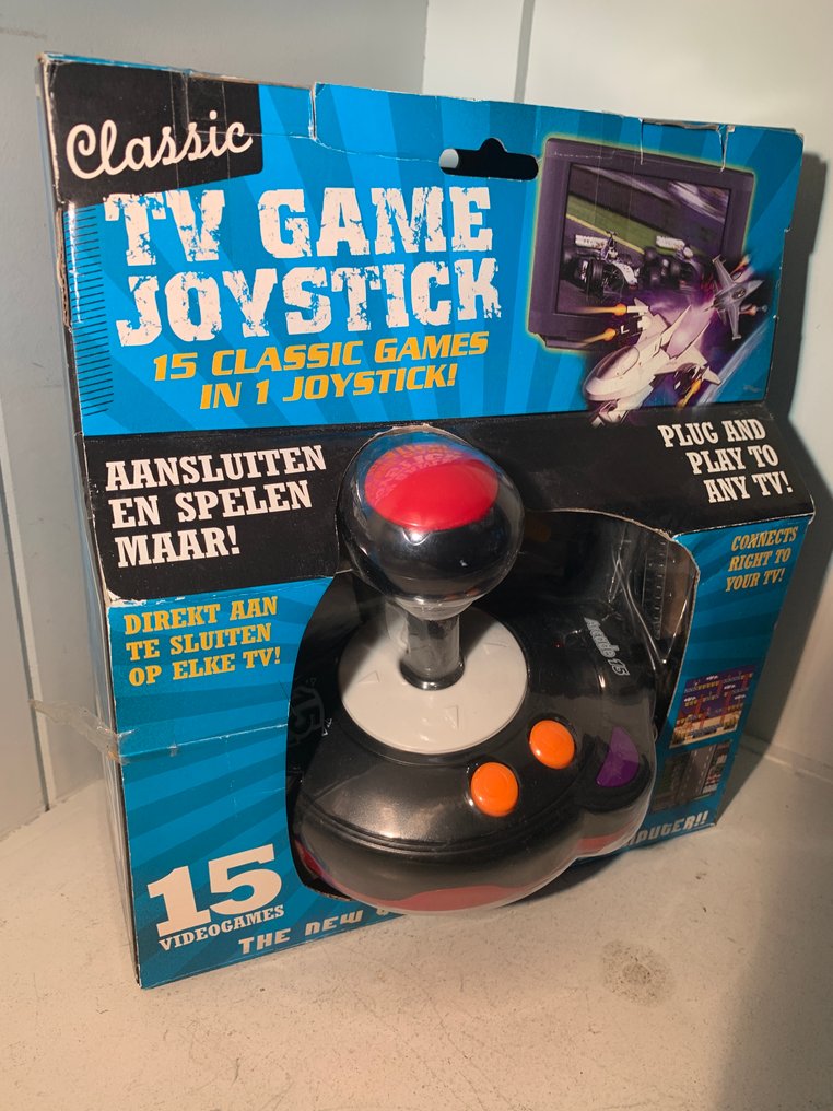 OPTISPORT - Classic Arcade Joystick Game Console (Direct to TV with 15 Games) + Cables / New in Sealed - Videospielkonsole - In der original verschweißten Verpackung #1.0