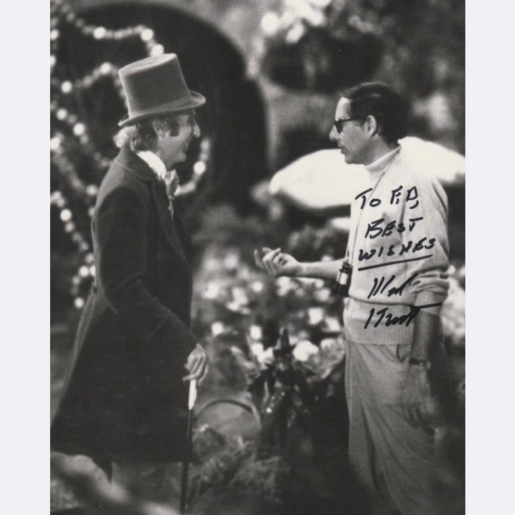 Willy Wonka and The Chocolate Factory - Signed by Mel Stuart (+) (Director) #1.0