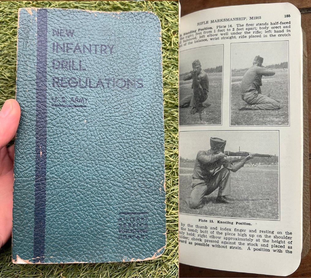 US Army M1 Garand Rifle and M1903 Rifle handbook - Equipment, training, flags, - 1941 #1.0