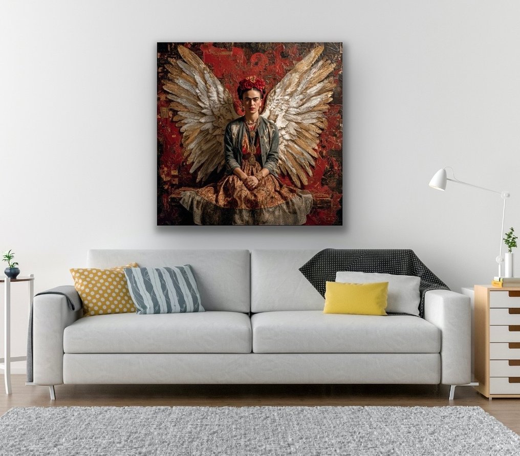 Eric Brumette - FRIDA ANGEL 4  - Toile L #1.0