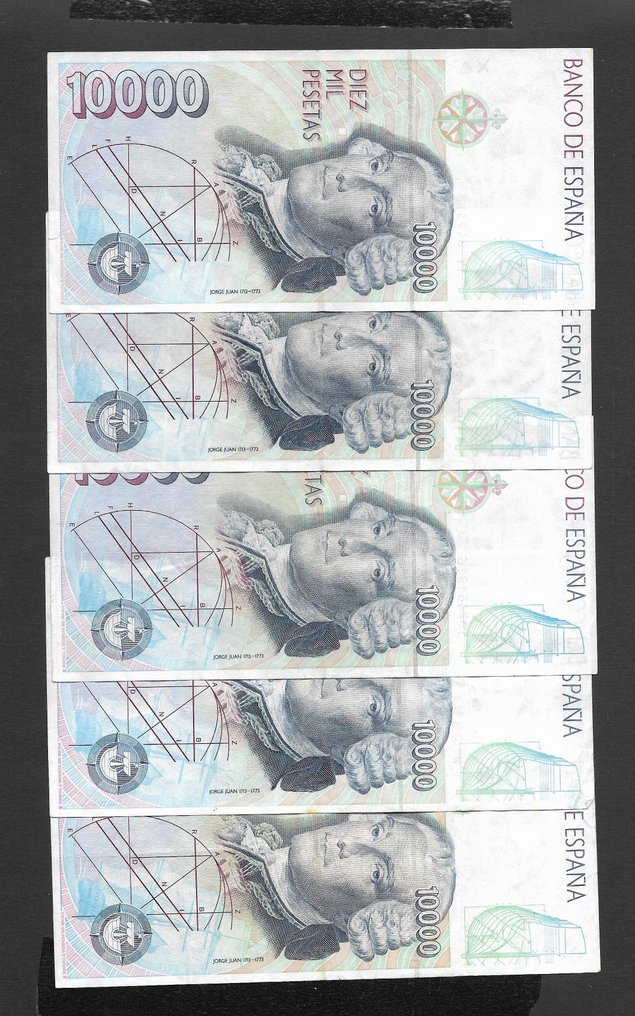 Espanha. - 10 x 10.000 Pesetas 1992 - Pick 166 #2.1