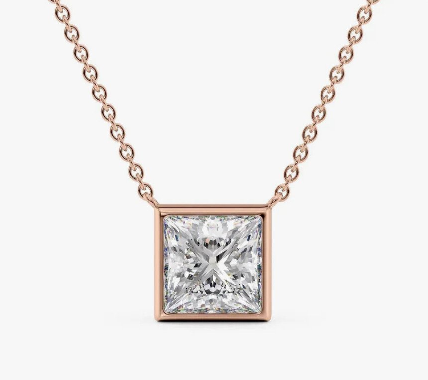 Riipus - 14 kt. Ruusukulta - 0.93ct. tw. Timantti (Luonnollinen) #1.0