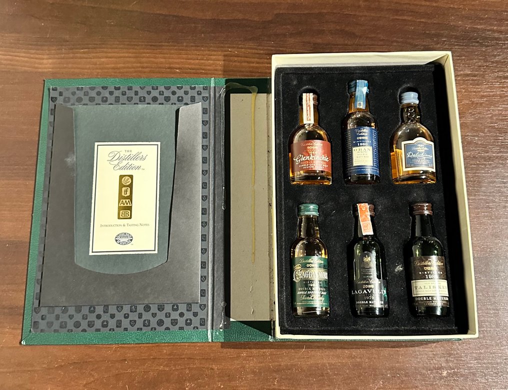Glenkinchie 1986 + Oban 1980 + Dalwhinnie 1980 + Talisker 1986 + Cragganmore 1984 + Lagavulin 1979 - The Distillers Edition - Miniature  - 5厘升 - 6 瓶 #1.0