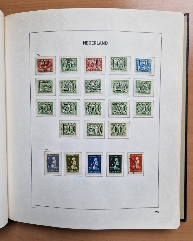 Holanda 1864/1999 - Partida de grande volume, incluindo valores mais altos em 4 álbuns DAVO. - NVPH #2.1