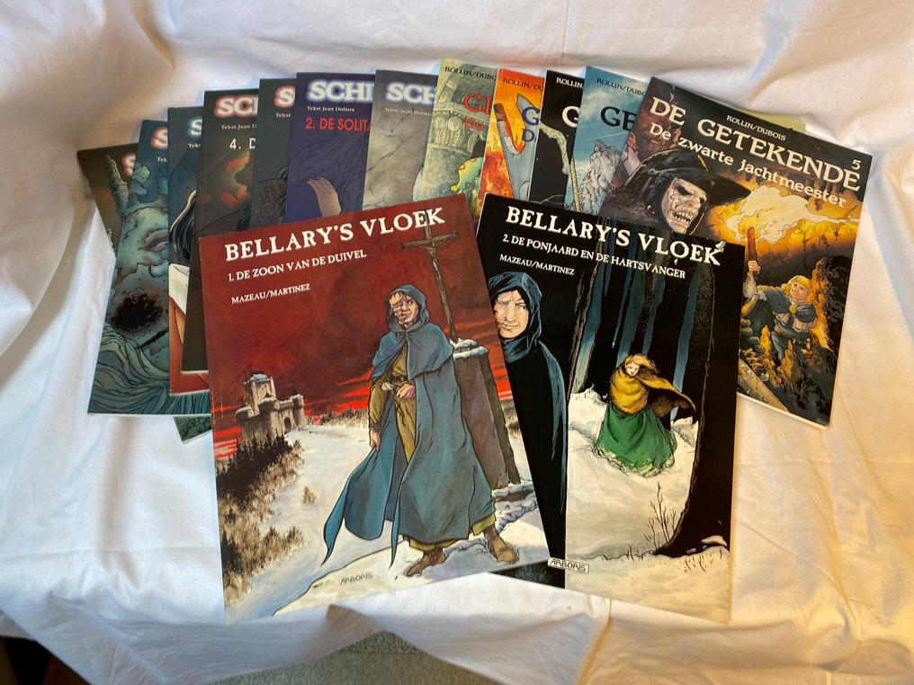 Koblenz / de Getekende / Bllary´s Vloek/ Koning Eenoog  / Schimmenspel / - 5 complete reeksen SC - 21 Album #1.0