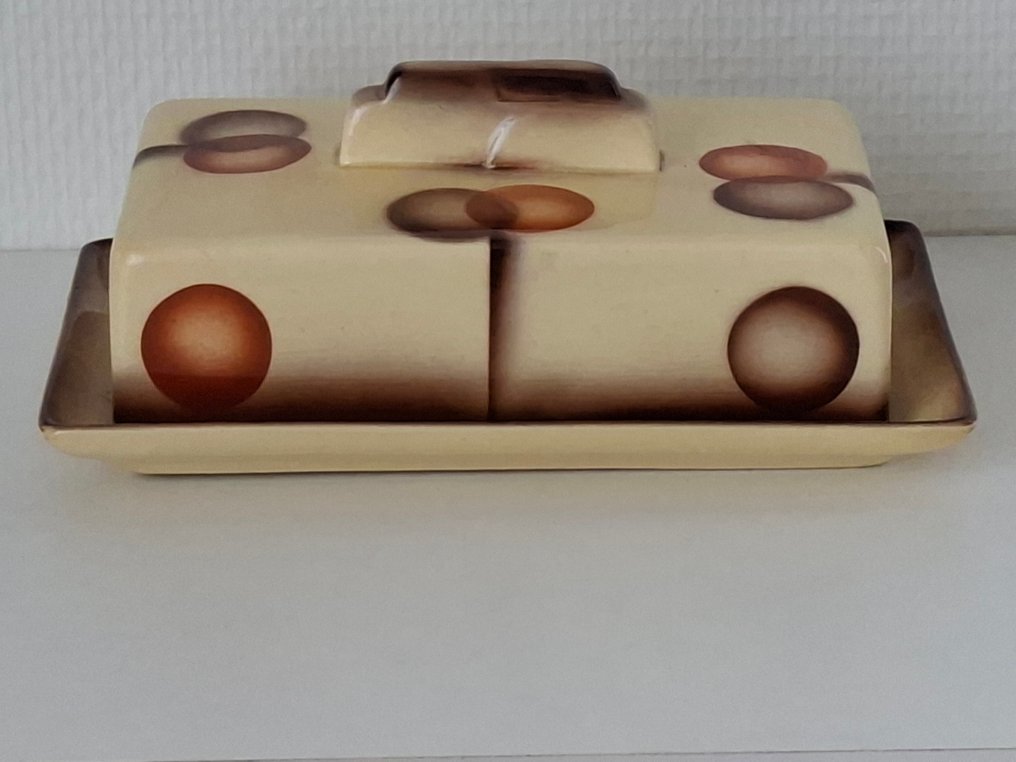 Musterschutz - Smørfat - Steingods - Art Deco botervloot #1.0