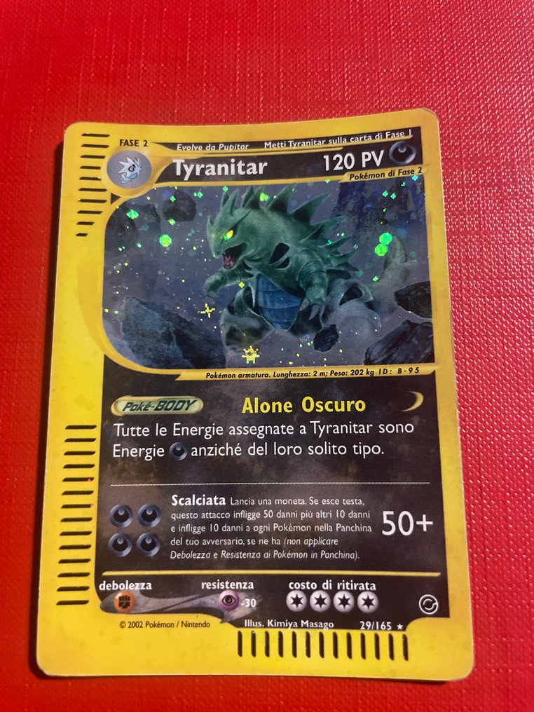 Pokémon - 1 Card - Tyranitar 29/165 Holo - Various sets #1.0