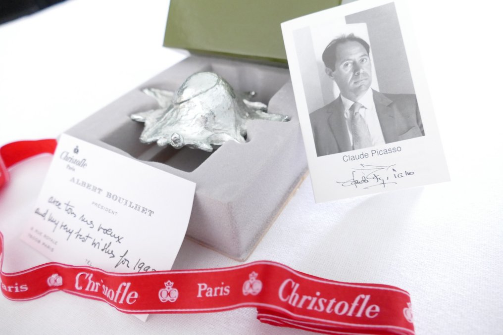 Christofle - Claude Picasso - Statuette, Soleil - 4 cm - Plaqué(e) argent - 1992 #3.2