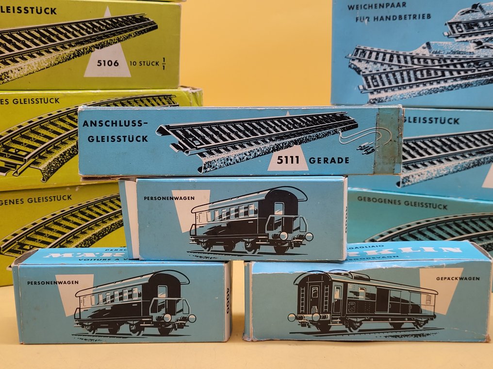 Märklin H0 - Model train rail set (60) - Large railway and wagon collection. #3.2