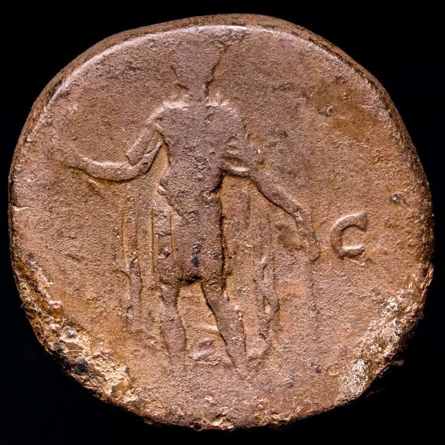 Ρωμαϊκή Αυτοκρατορία. Antoninus Pius (AD 138-161). Sestertius Rome, 138 - 161 A.D - IMPERATOR II S C Fides  (χωρίς τιμή ασφαλείας) #1.0