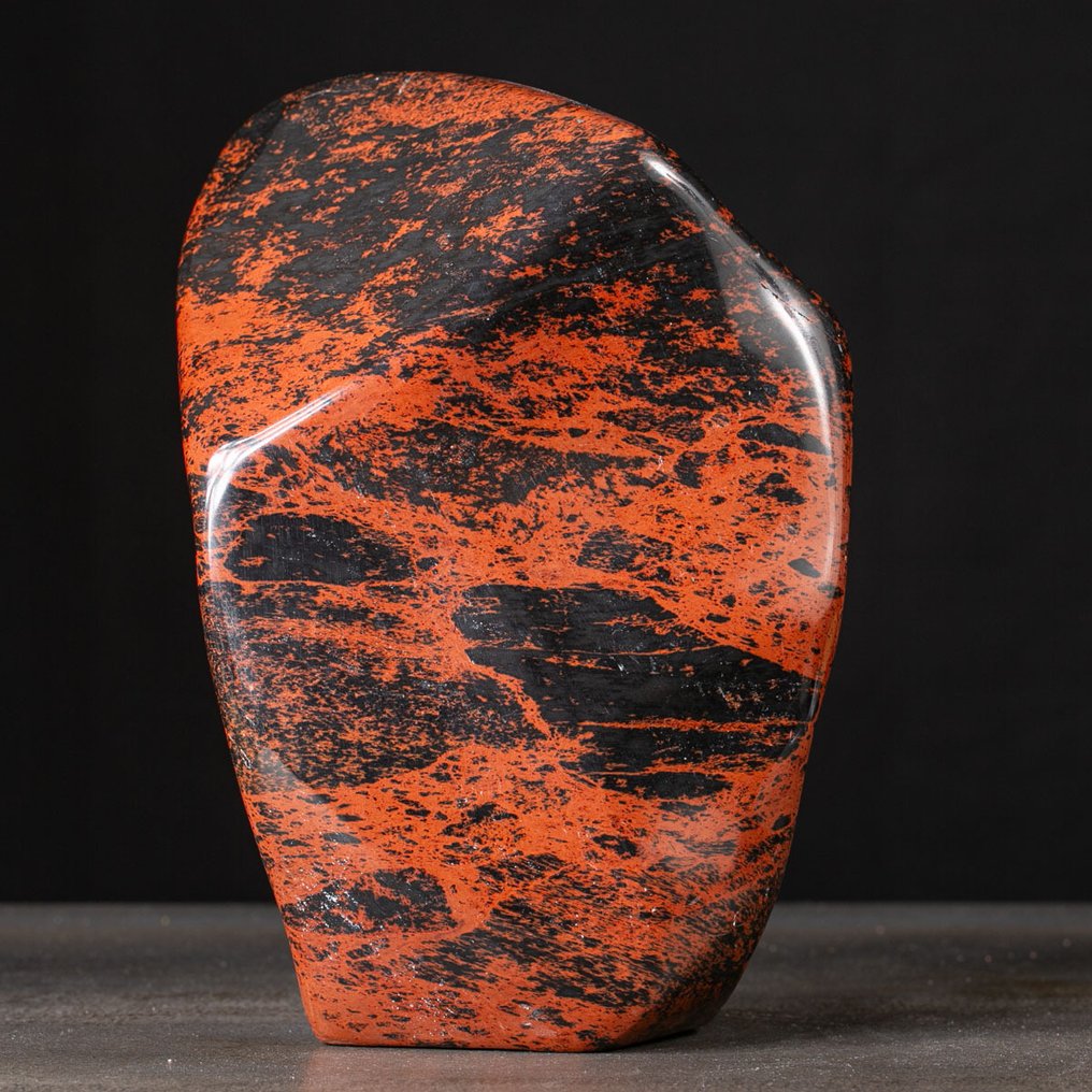 Mahogany Obsidian Μέξικαν Obsidian – Γλυπτικό φυσικό μπλοκ. - Ύψος: 222 mm - Πλάτος: 165 mm- 5044 g #4.3