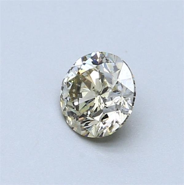 没有保留价 - 1 pcs 钻石  (天然色彩的)  - 0.50 ct - 圆形 - Fancy light 稍帶棕色的, 稍帶綠色的 黄色 - SI2 微内含二级 - 国际宝石研究院（IGI） #3.2