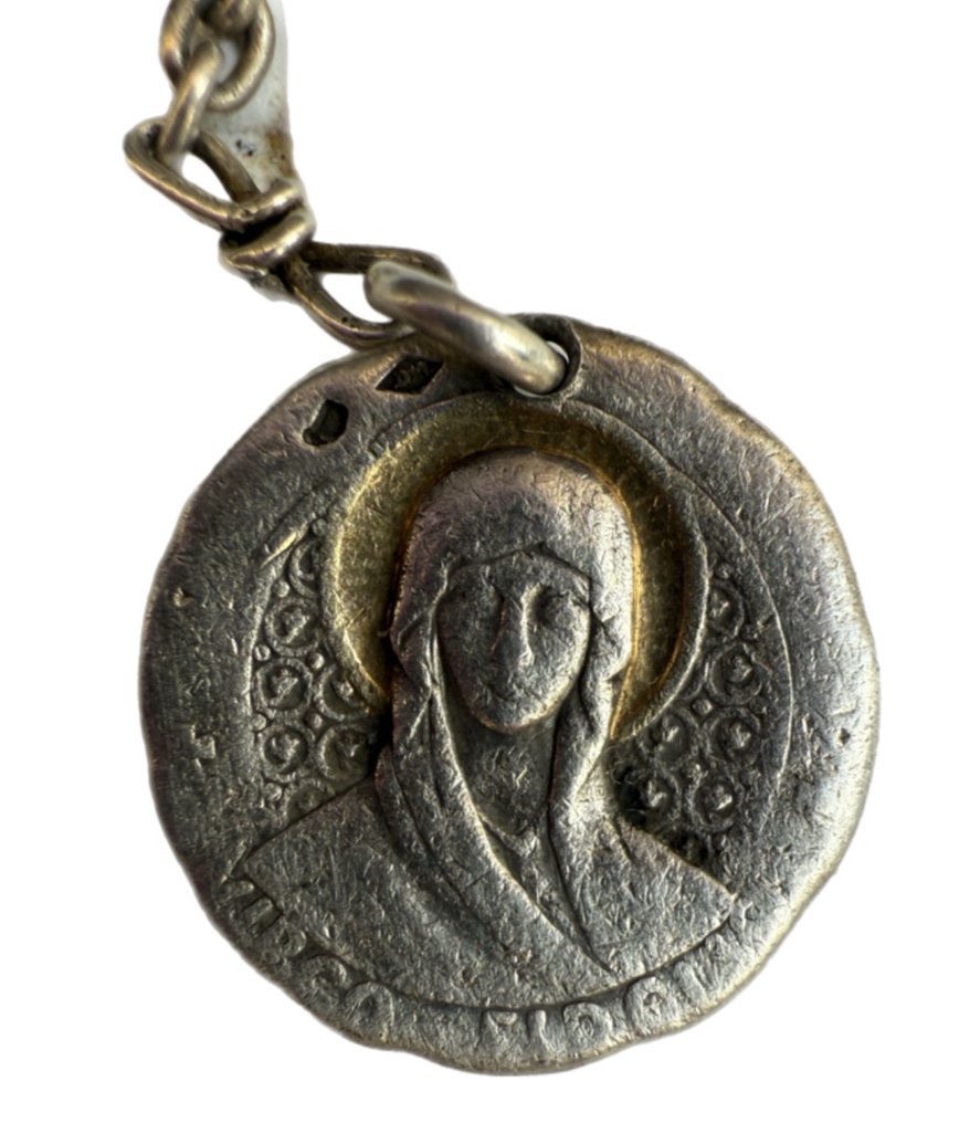 Senza prezzo di riserva - Ciondolo a moneta Argento, Argento massiccio vermeil art deco’ - 1893, art noveau #1.0