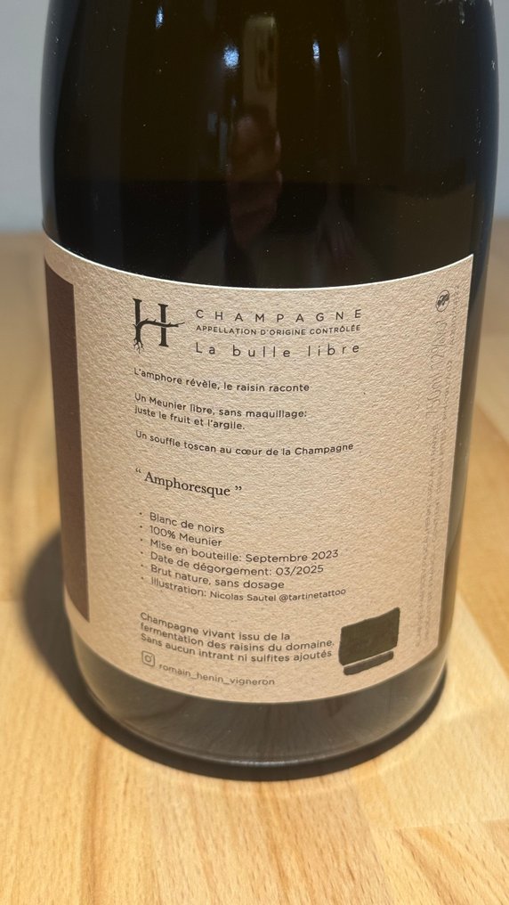 Romain Henin, Amphoresque - 香檳 - 1 Bottle (0.75L) #4.3
