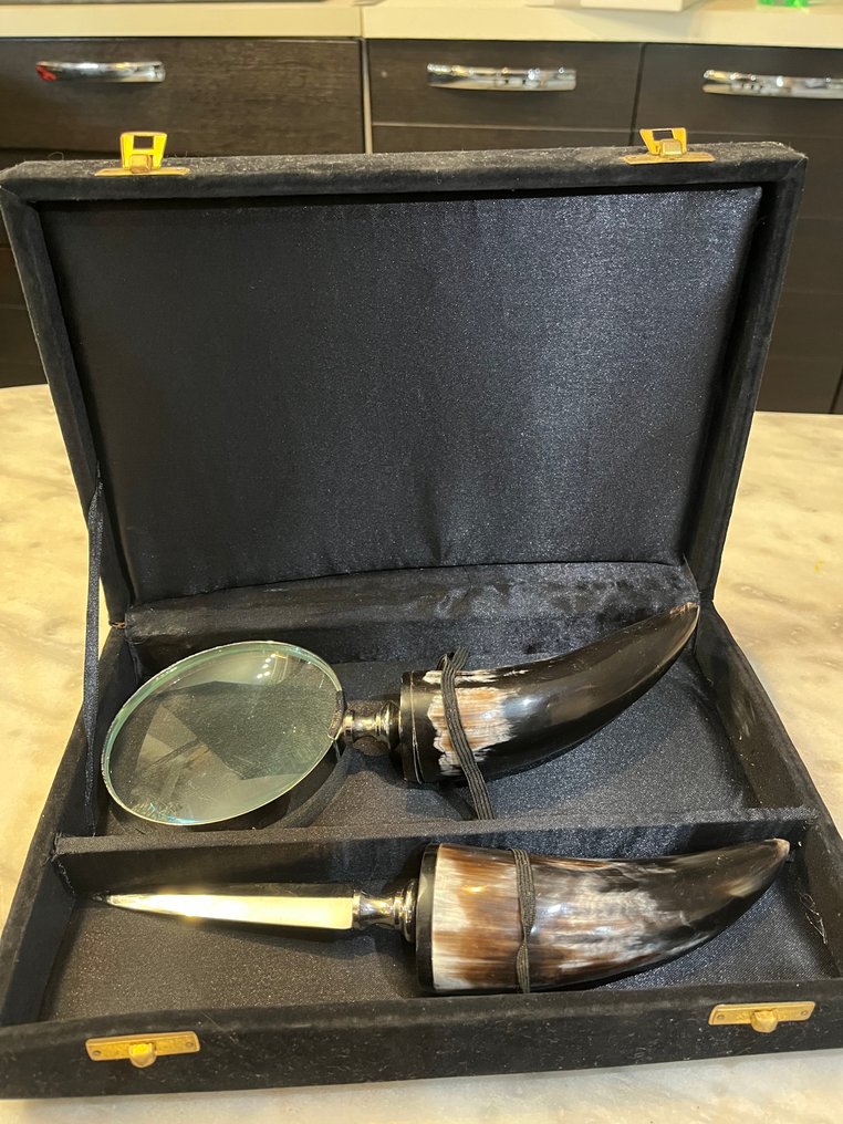 Writing desk - Stainless steel - Elegant desk set #1.0