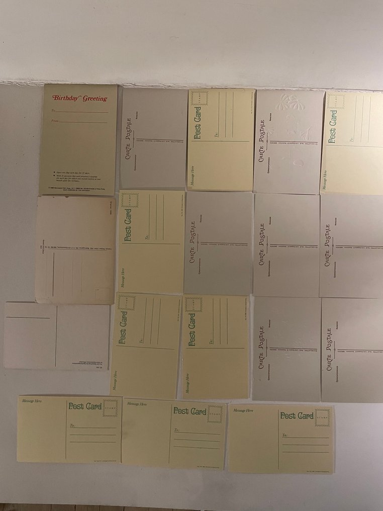 法国 - 幻想, 圣诞, 动物 - 明信片 - 1980-1985 #2.1